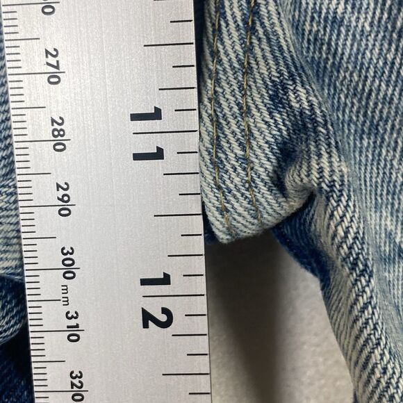 Vintage Limited Express Stone Washed Jeans Women’s 11 USA Made High Rise Tapered - Picture 10 of 11